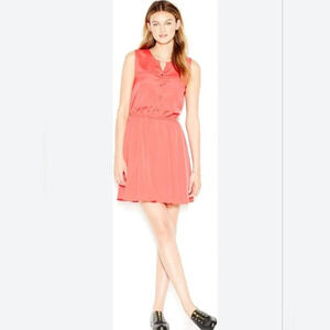 Maison Jules Mini Babydoll dress orange New M